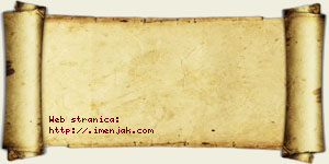 Jagoda Gočanin vizit kartica